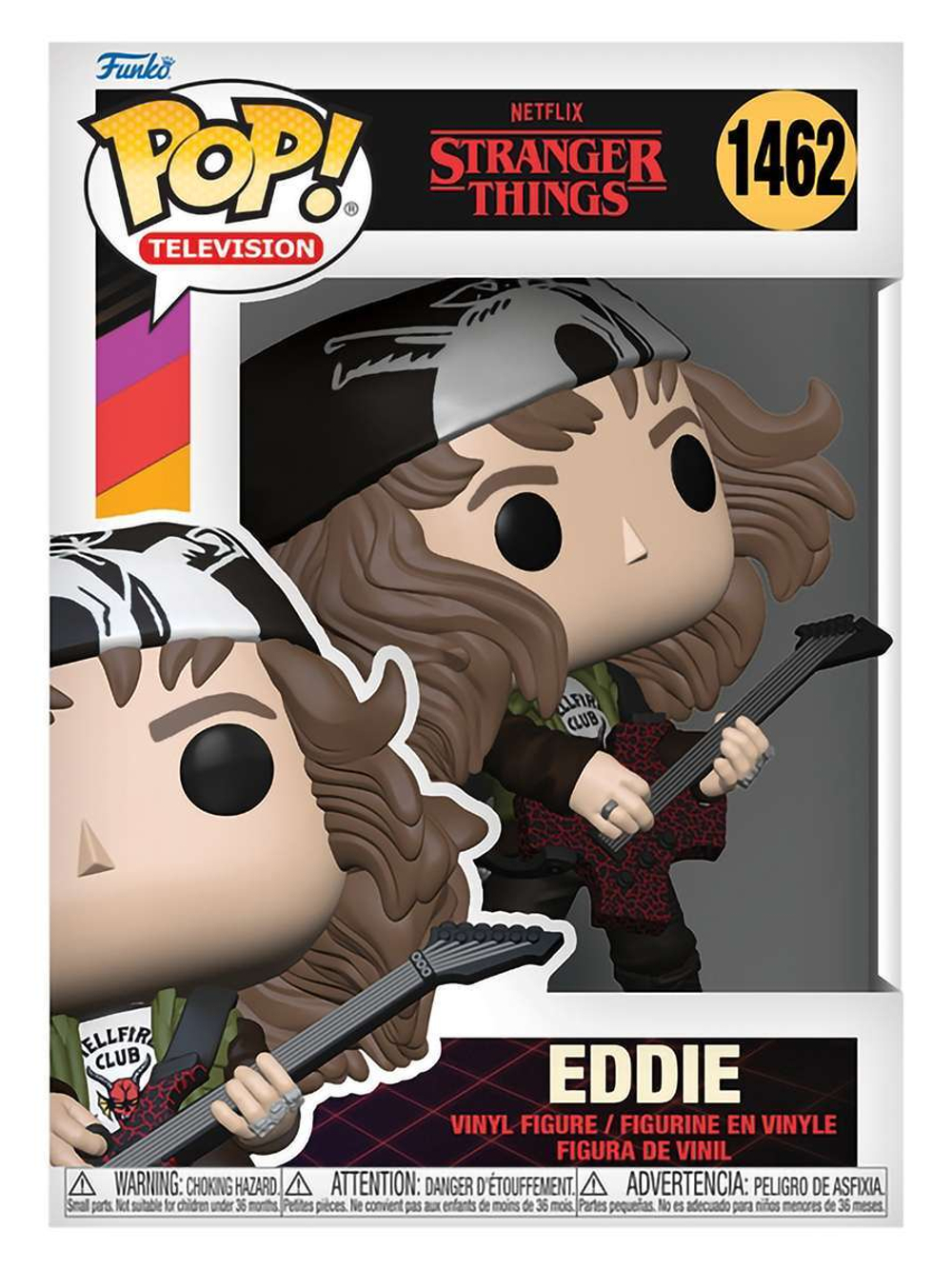 Фигурка Funko POP! TV Stranger Things S4 Hunter Eddie w/Guitar (1462) 72138