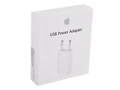 Сетевое зарядное устройство Apple iPhone 1А USB Power Adapter (белый) (MD813ZM/A)