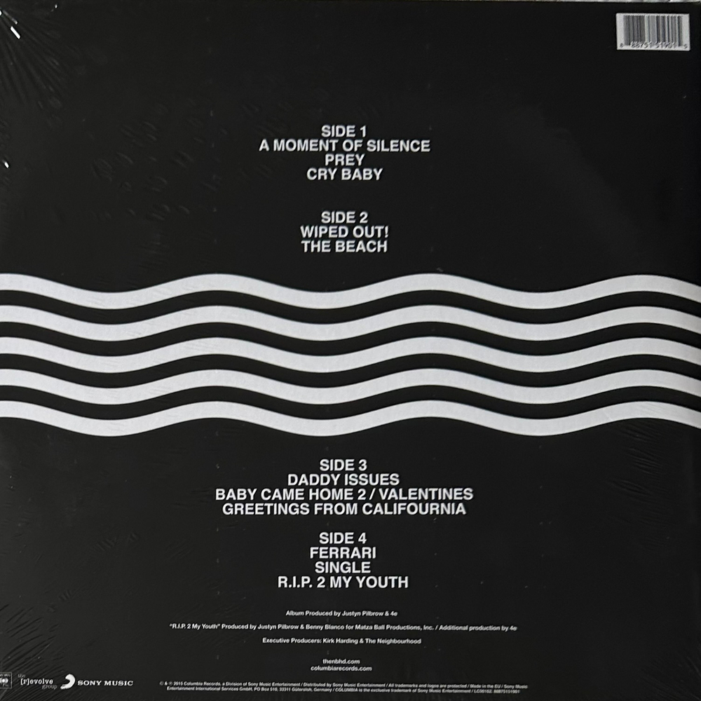 The Neighbourhood – Wiped Out! 2LP (Европа 2016г.)