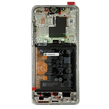 Huawei mate 50 Pro (DCO-LX9) / (Дисплейный модуль с тачскрином) (в рамке с аккумулятором) (оригинал сервисный)