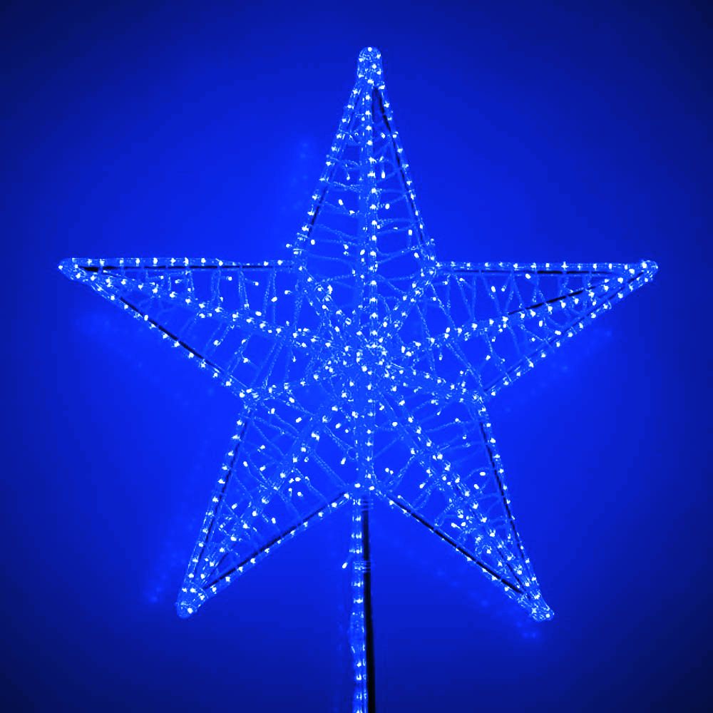 Макушка - звезда на елку «Кремлевская» синяя