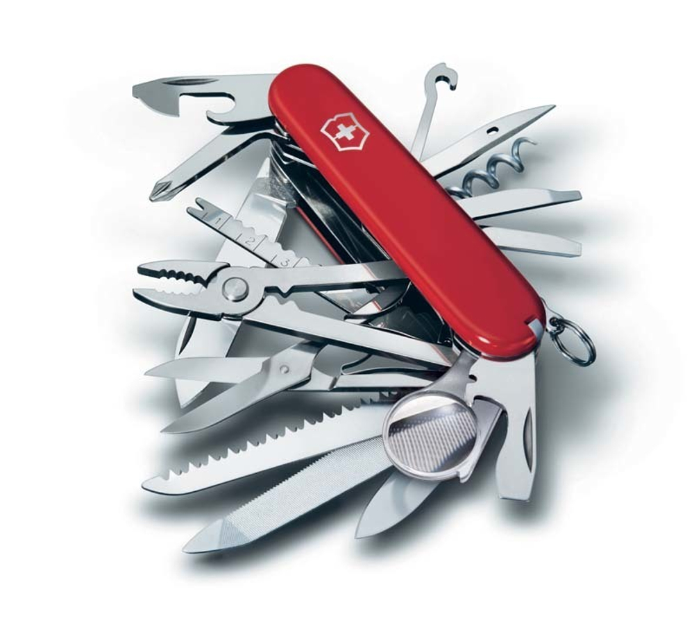 Нож Victorinox SwissСhamp, 91мм красный, 33 функции,  1.6795
