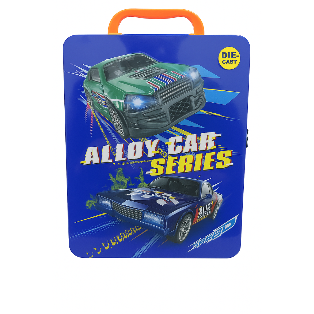 Набор литых машинок Alloy-Car Series чемодан