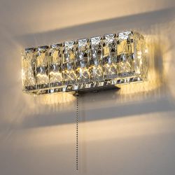 Citilux PALANT CL325312 LED Бра хрустальное с выключателем Хром