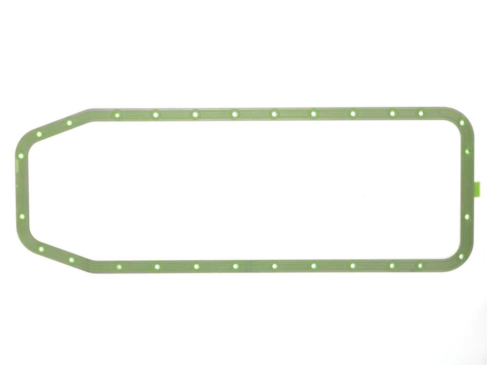 Прокладка поддона маслянного картера КАМАЗ (арт: 1009.031) металическая, покрыта силиконом (ПТП64)