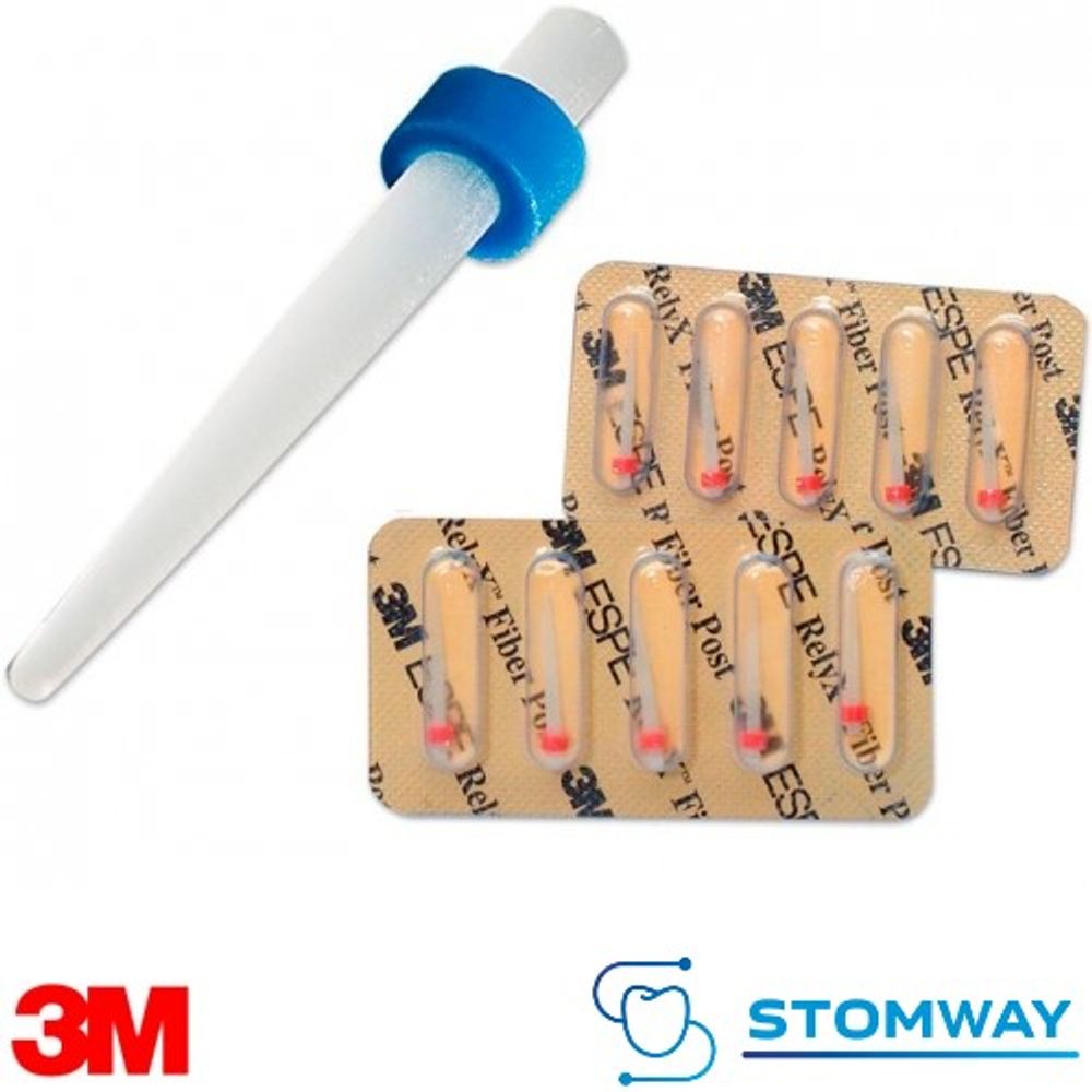 Relyx Fiber Post Штифты стекловолоконные размер 3 Синие (10 шт.) диаметр 1,9 мм