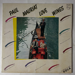 Винтажная виниловая пластинка LP Paul Mauriat Поль Мориа Love Wings (Japan 1983)(No Obi) (Blue Vinyl)