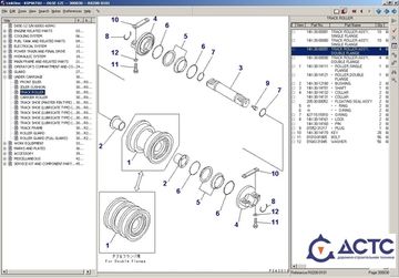 Каток опорный двубортный KOMATSU D65