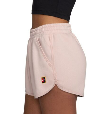 Женские Шорты теннисные Nike Court Heritage Phoenix Fleece - silt red