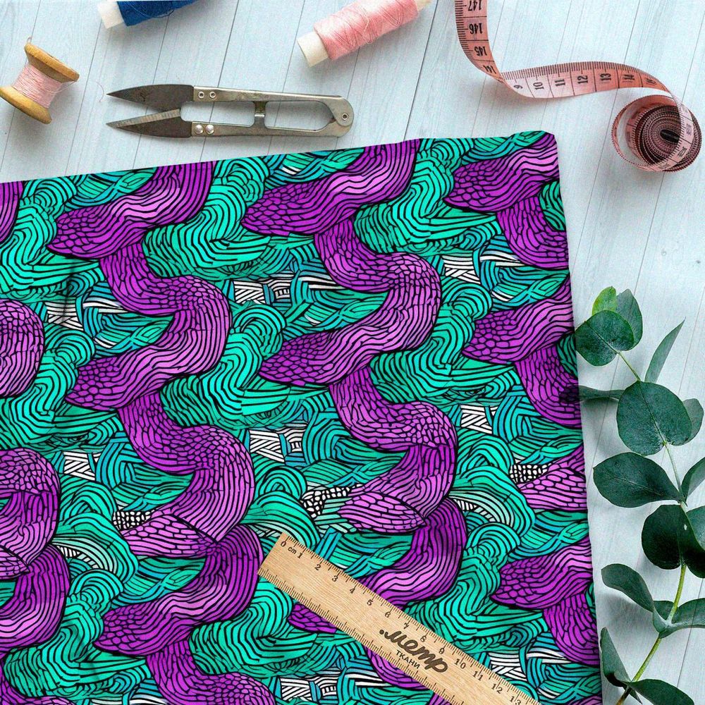 Ткань премиум дюспо призрачное сияние