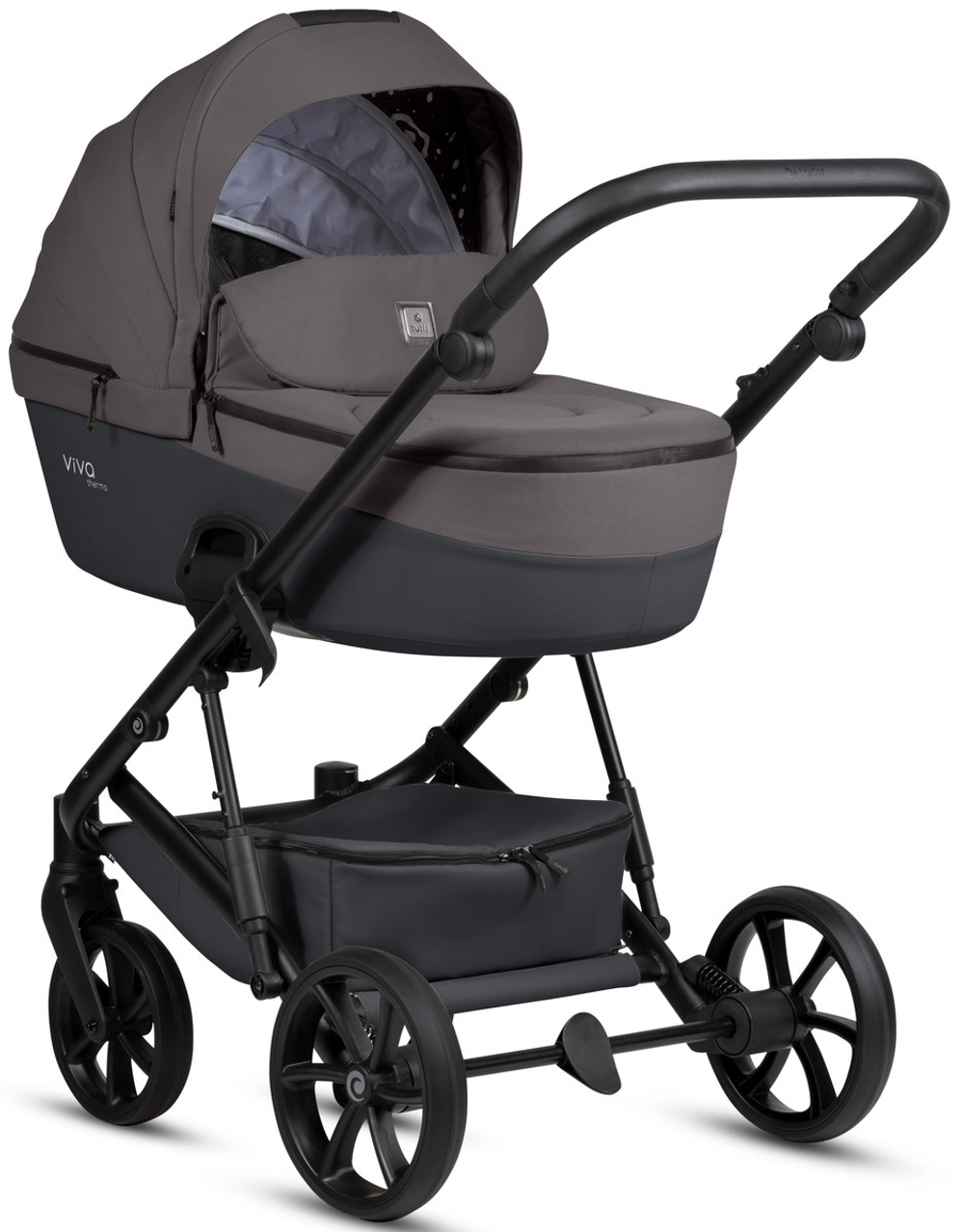 Детская коляска Tutis Viva 6 Plus Essential 4 в 1 с автокреслом Beno Beige и базой 1612072 Periscape