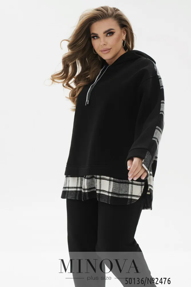 Костюм 2476-черный Minova
