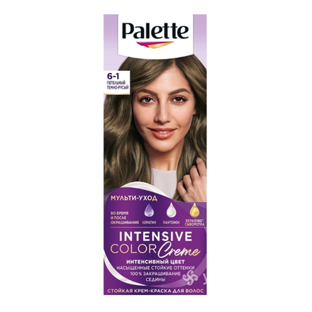 Краска для волос Palette Пепельный Темно-русый