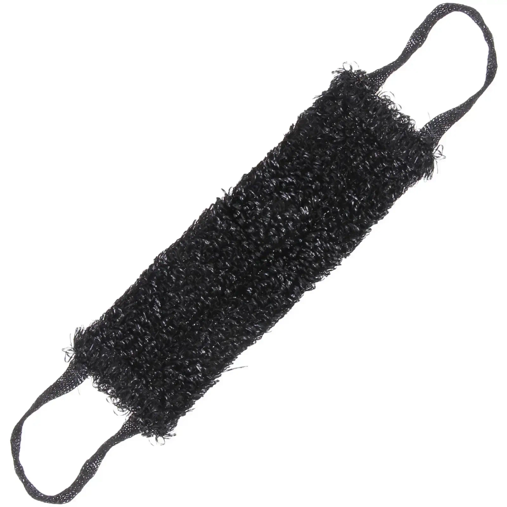 Мочалка для тела полипропиленовая «PREMIER», цвет черный, 42*15см