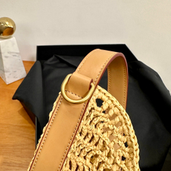 Saint Laurent Oxalis Bag In Raffia