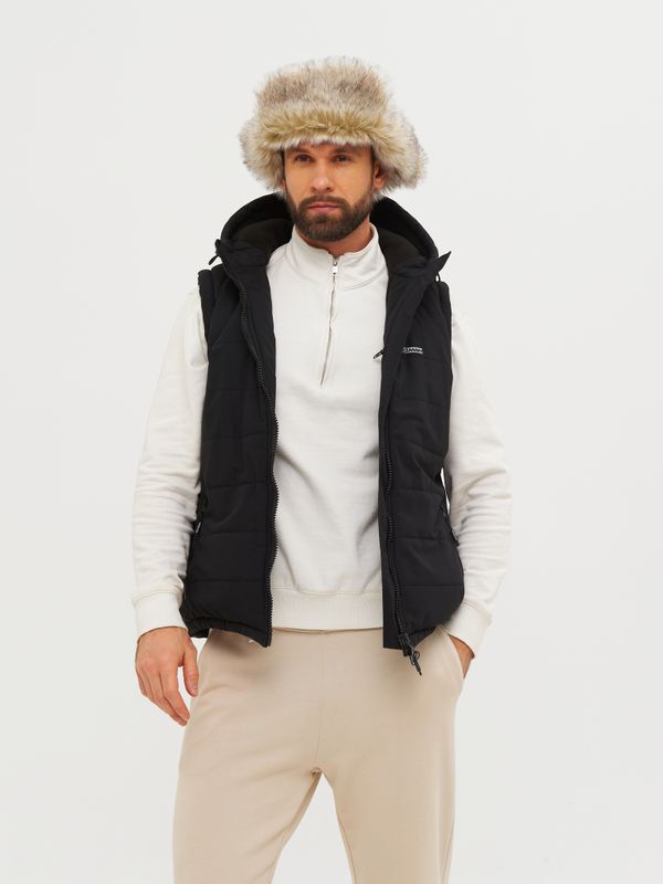 Шапка ушанка зимняя Альтаир с маской ткань Alova цвет Белый лес (ветки)