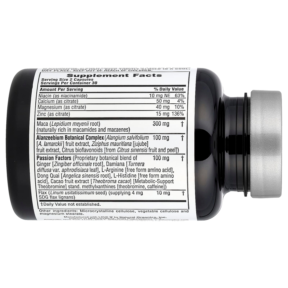 NaturesPlus, E Fem™ для женщин, натуральный гормональный баланс и поддержка молодости, 60 вегетарианских капсул