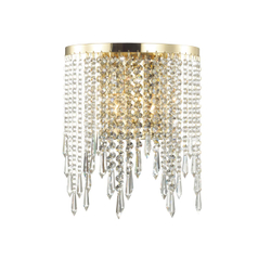 5028/2W MODERN ODL23 621 золотой/прозрачный металл/хрусталь Бра E14 2*40W CHOKKA