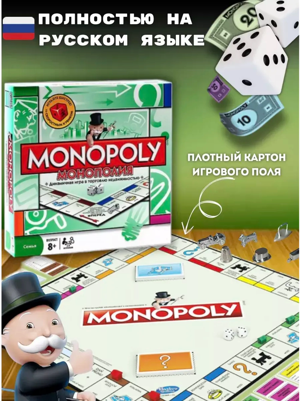 Монополия классическая игра для всей семьи