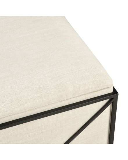 Бежевый пуф “Аксель”