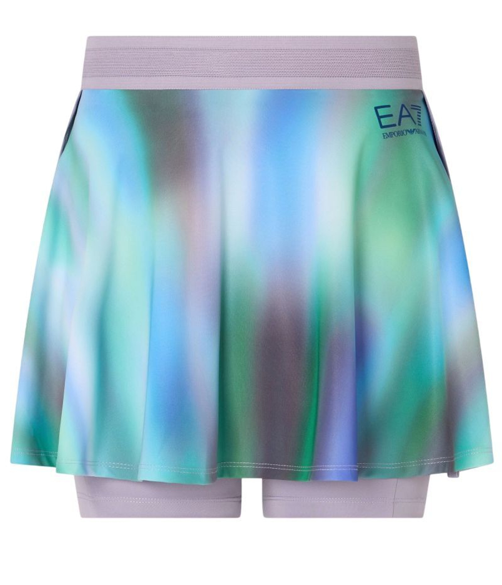 Теннисная юбка EA7 Woman Jersey - разноцветный