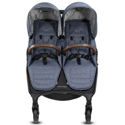 Детская прогулочная коляска для двойни Valco baby Snap Duo Trend Denim