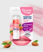 Фитокосметик Бальзам для губ с оттенком нежный розовый «Beauty Visage» 3,6г