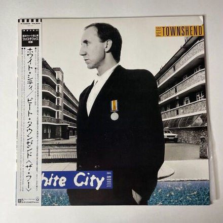 Винтажная виниловая пластинка LP Pete Townshend White City (A Novel) (Japan 1985) (Obi) Brilliant Blues