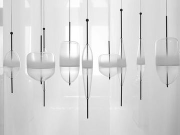 flow lighting by nao tamura for wonderglass ( clear )