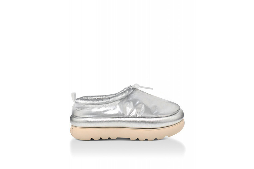 UGG Maxi Heritage Braid Clog-Silver