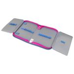 Пенал TIGER FAMILY 1 отделение, 2 откидные планки, ткань, "Pink Lemonade", 20х14х4 см, 228951, TGRW-012C1E