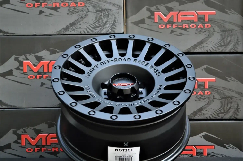 Диск колёсный литой MAT Offroad F1908 R17 8,0 ET0 Matte Black