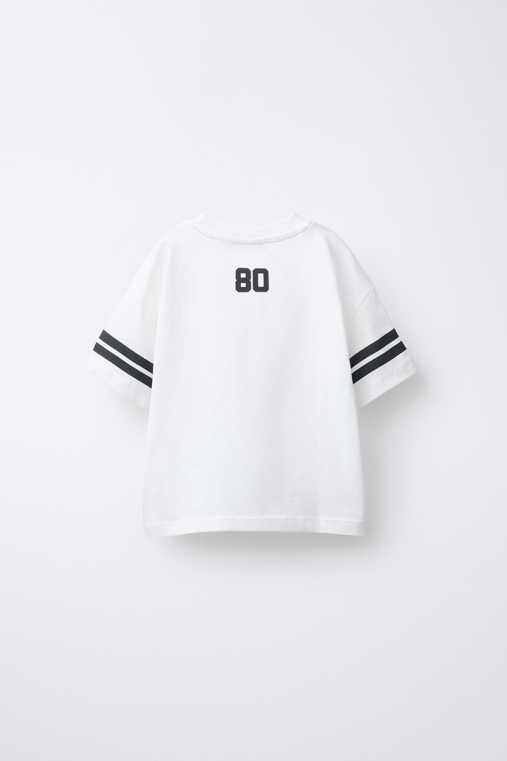 ZARA СПОРТИВНАЯ ФУТБОЛКА, БЕЛЫЙ