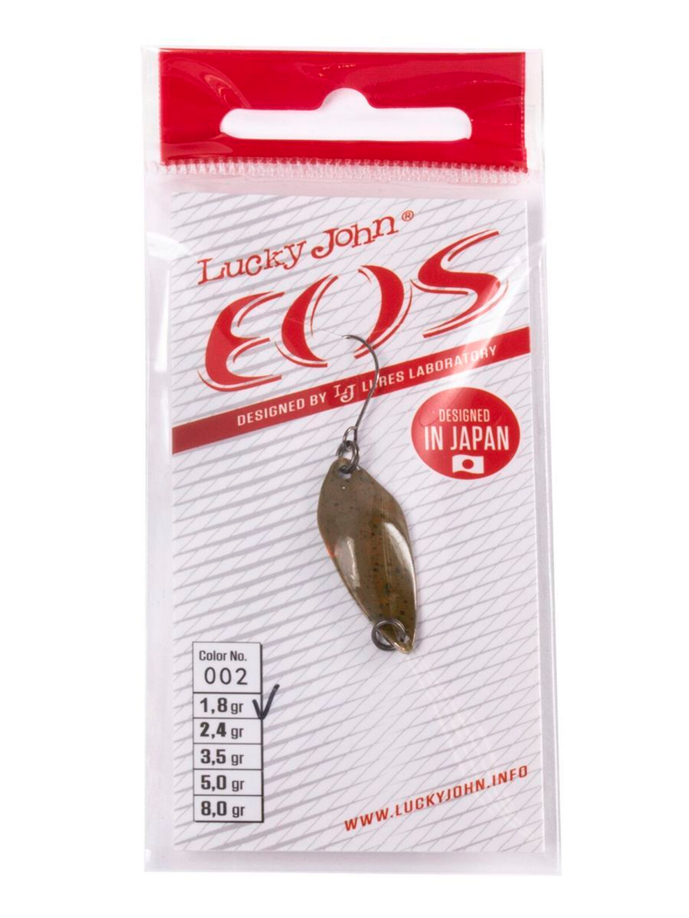 Блесна колеблющаяся Lucky John EOS длина 39мм/5.0г 036