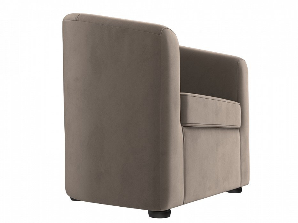 Кресло Норден, Коричневый, Велюр, 109049