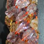 Аметрин галтовка граненый 9-12мм