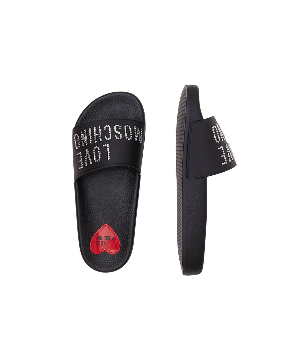 Шлепанцы Love Moschino - черный(JA28122G0II13)