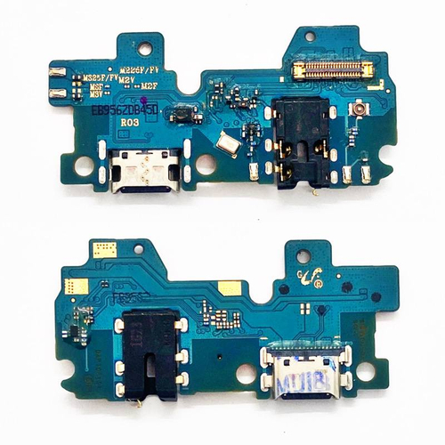 Шлейф для Samsung Galaxy M32/M22 (M325F/M225F) на системный разъем/разъем гарнитуры/микрофон - Преми