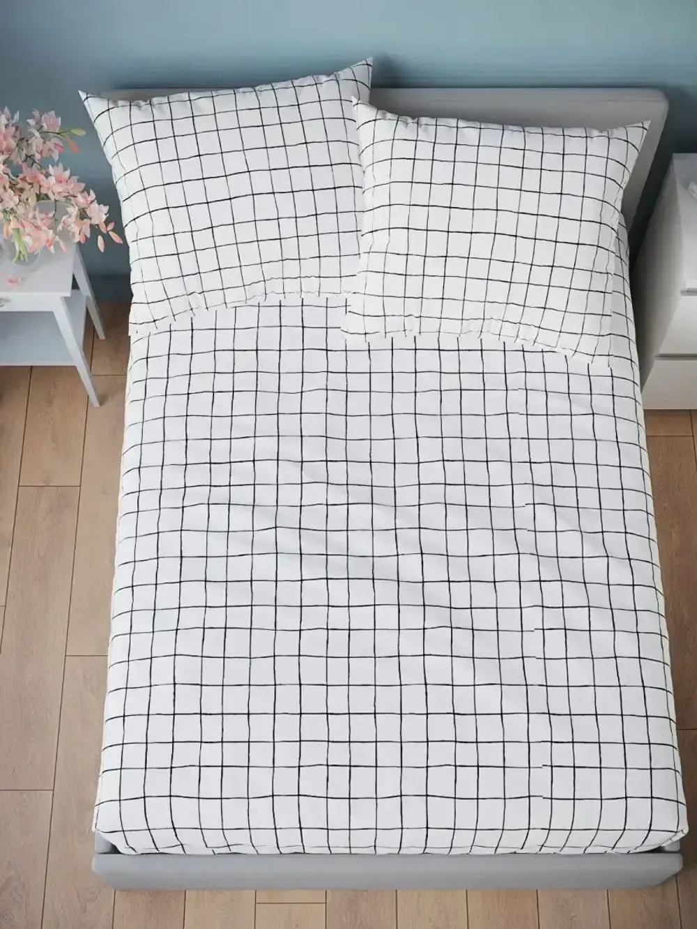 Постельное белье бязь Сказка "Торино" 2-спальное Наволочка 50х70 см 2 шт Простынь 240x215 см Пододеяльник 175x215 см