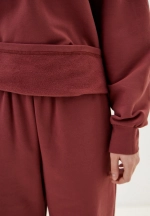 Анорак из футера с начёсом