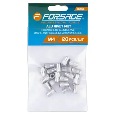 Заклепки резьбовые алюминиевые 20шт. Forsage F-36452