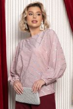 Блуза Путь к сердцу НЬЮ (бежево-розовая) Б14946-30М LT Collection