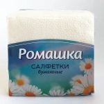 Салфетки бумажные РОМАШКА 1сл., 70л