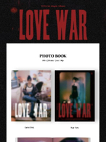 Альбом CHOI YE NA - LOVE WAR 1st Single Album 2 Version SET