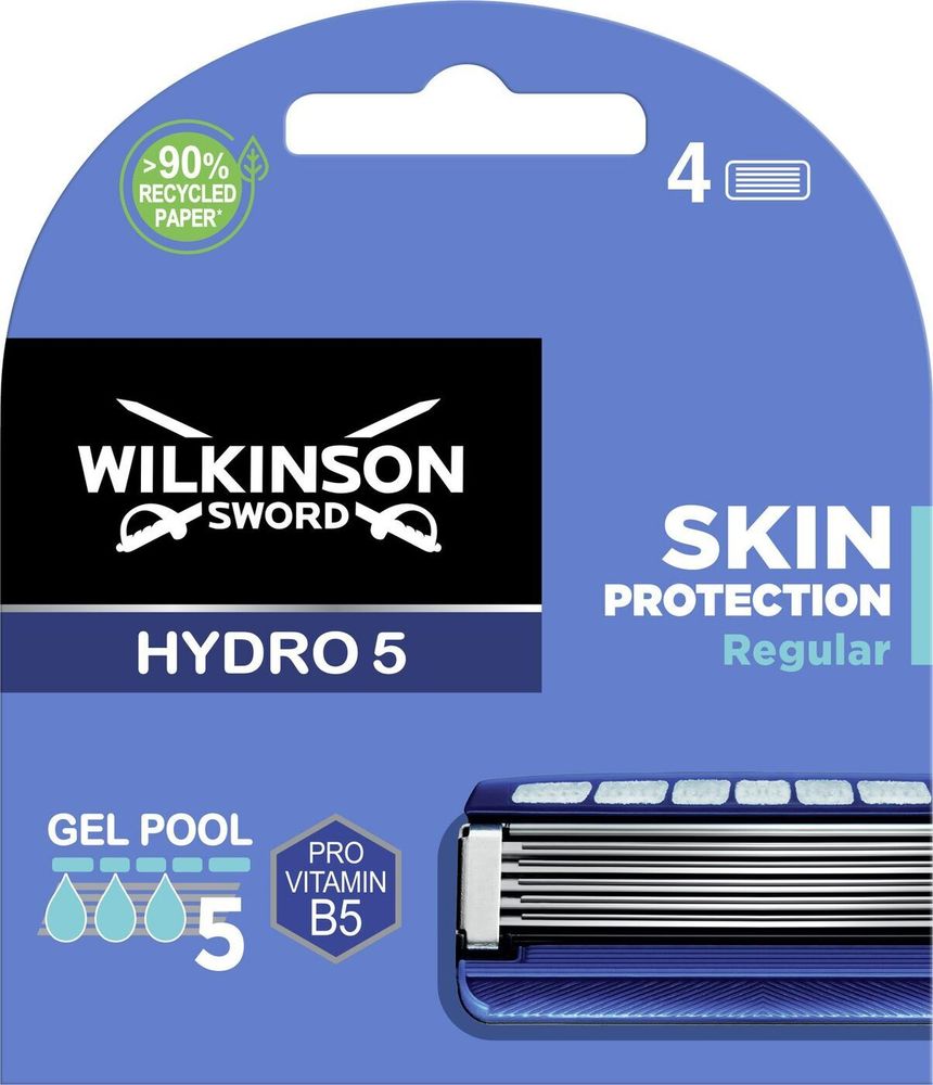 Wilkinson Sword кассеты Hydro-5 Skin Protection Regular 4шт