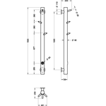 Полотенцесушитель электрический Boheme OAK 724-SGM, SHINE GUN METAL