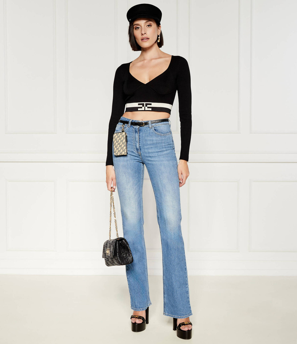 Топ Elisabetta Franchi - черный(MK55S46E2)