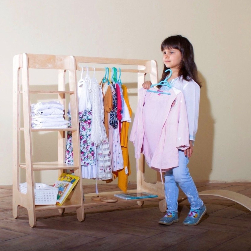 Шкаф-стеллаж детский по Монтессори