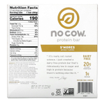 No Cow, протеиновые батончики со вкусом зефира, 60 г (2,12 унции) 12 шт.