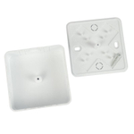 Коробка распределительная для кабель-каналов IP40 75х75х28 мм белая